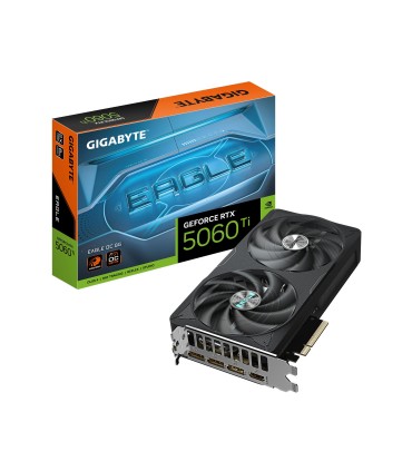GIGABYTE Graphics Card  NVIDIA GeForce RTX 5060 Ti 8 GB GDDR7 128 bit PCIE 5.0 16x Dual Slot Fansink GV-N506TEAGLEOC-8GD