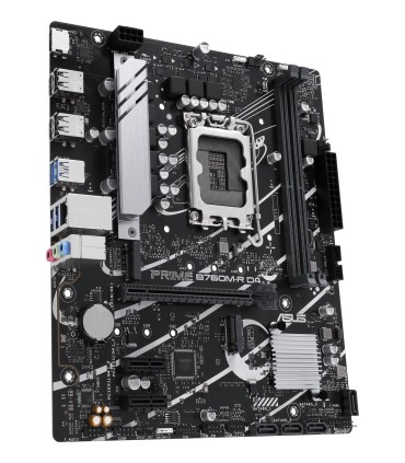 ASUS Mainboard  Intel B760 Express LGA1700 Micro-ATX Memory DDR4 Memory slots 2 2xPCI-Express 4.0 1x 1xPCI-Express 4.0 16x 2xM.2