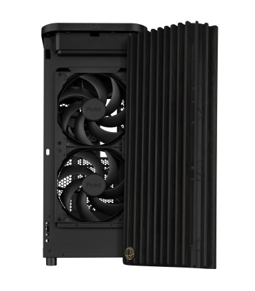 ASUS Case  ProArt PA401 Wood Edition - Tempered Glass Panel MidiTower Case product features Transparent panel Not included ATX C