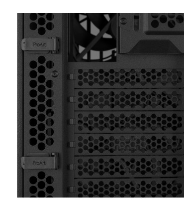 ASUS Case  ProArt PA401 Wood Edition - Tempered Glass Panel MidiTower Case product features Transparent panel Not included ATX C