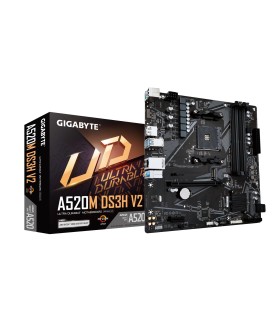 GIGABYTE Mainboard  AMD A520 SAM4 Micro-ATX Memory DDR4 Memory slots 4 A520MDS3HV2