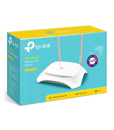 TP-LINK Wireless Router  Wireless Router 300 Mbps IEEE 802.11b IEEE 802.11g IEEE 802.11n 1 WAN 4x10/100M DHCP Number of antennas