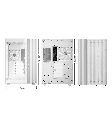 BE QUIET Case  LIGHT BASE 900 FX Tower Case product features Transparent panel ATX EATX MicroATX MiniITX XL-ATX Colour White BGW