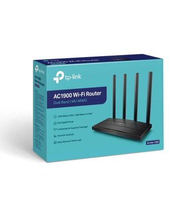 TP-LINK Wireless Router  Wireless Router 1900 Mbps IEEE 802.11a IEEE 802.11b IEEE 802.11a/b/g IEEE 802.11n IEEE 802.11ac 1 WAN 4