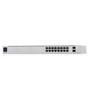 UBIQUITI Switch  USW-16-POE Type L2 Desktop/pedestal Rack 16x10Base-T / 100Base-TX / 1000Base-T 2xSFP PoE ports 16 PoE+ ports 8 