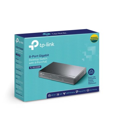TP-LINK Switch  8x10Base-T / 100Base-TX / 1000Base-T TL-SG1008P