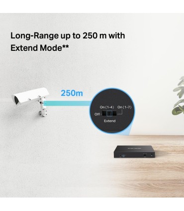 MERCUSYS Switch  MS108GP PoE+ ports 7 MS108GP