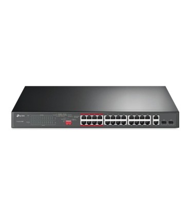 TP-LINK Switch  TL-SL1226P Desktop/pedestal 24x10Base-T / 100Base-TX 2x10Base-T / 100Base-TX / 1000Base-T PoE+ ports 24 TL-SL122