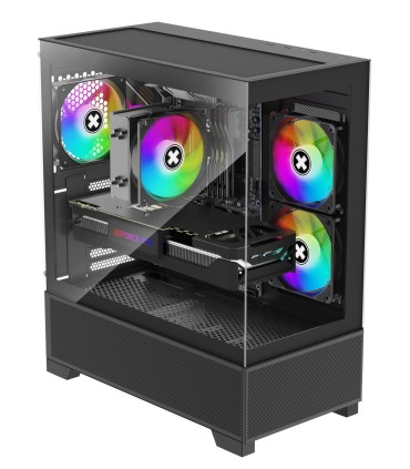XILENCE Case  XG172 MidiTower Case product features Fan control panel/Transparent panel Not included Colour Black XG172