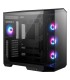 MSI Case  MAG PANO 100R PZ MidiTower Case product features Transparent panel ATX MicroATX MiniITX Colour Black MAGPANO100RPZ