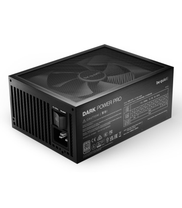 BE QUIET Power Supply  1600 Watts Peak Power 1700 Watts Efficiency 80 PLUS TITANIUM PFC Active MTBF 100000 hours BN332