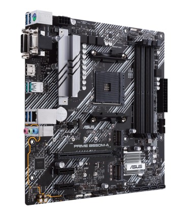 ASUS Mainboard  AMD B550 SAM4 MicroATX Memory DDR4 Memory slots 4 2xPCI-Express 3.0 1x 1xPCI-Express 4.0 16x 2xM.2 1x15pin D-sub