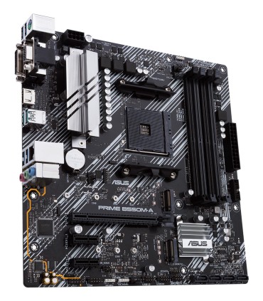 ASUS Mainboard  AMD B550 SAM4 MicroATX Memory DDR4 Memory slots 4 2xPCI-Express 3.0 1x 1xPCI-Express 4.0 16x 2xM.2 1x15pin D-sub