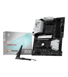 MSI Mainboard  AMD B550 Socket AM4 ATX RAM DDR4-SDRAM 4xSlots Wi-Fi Yes Bluetooth Yes 2xNumber of M.2 (M) slots B550GAMINGWIFI