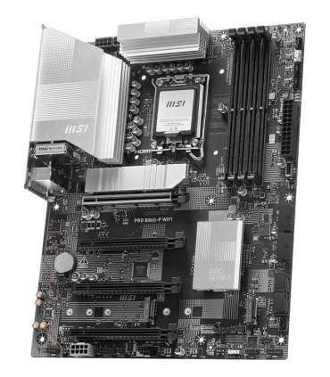 MSI Mainboard  Intel B860 Express LGA1851 ATX Memory DDR5 Memory slots 4 2xPCI-Express 4.0 1x 1xPCI-Express 4.0 4x	 1xPCI-Expres