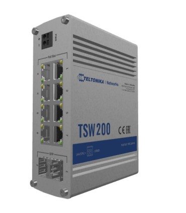 TELTONIKA Switch  TSW2000000B0 PoE ports 8 240 Watts TSW200