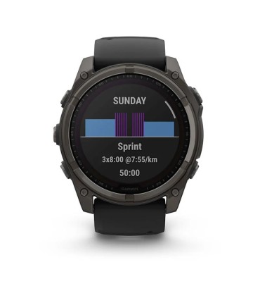 GARMIN SMARTWATCH FENIX 8 SAPP. SOLAR/BLACK/GRAY 010-02907-11 