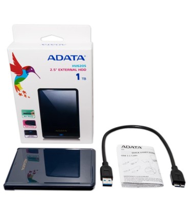 ADATA External HDD  HV620S 1TB USB 3.1 Colour Blue AHV620S-1TU31-CBL