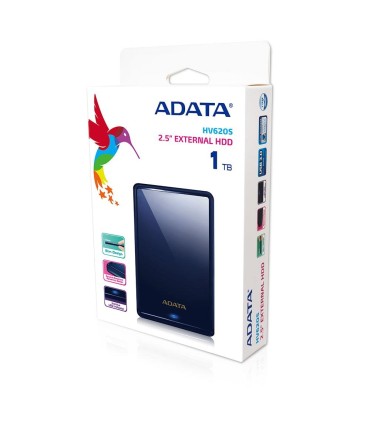 ADATA External HDD  HV620S 1TB USB 3.1 Colour Blue AHV620S-1TU31-CBL