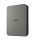 LACIE External HDD  Mobile Drive Secure STLR5000400 5TB USB-C USB 3.2 Colour Space Gray STLR5000400