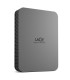 LACIE External HDD  Mobile Drive Secure STLR5000400 5TB USB-C USB 3.2 Colour Space Gray STLR5000400