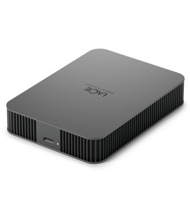 LACIE External HDD  Mobile Drive Secure STLR5000400 5TB USB-C USB 3.2 Colour Space Gray STLR5000400