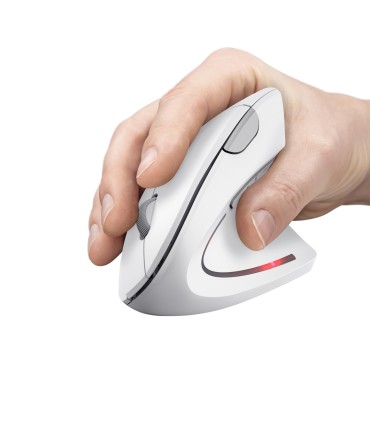 TRUST MOUSE USB OPTICAL WRL VERTO/ERGONOMIC WHITE 25132 