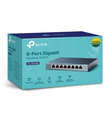 TP-LINK Switch  8x10Base-T / 100Base-TX / 1000Base-T TL-SG108