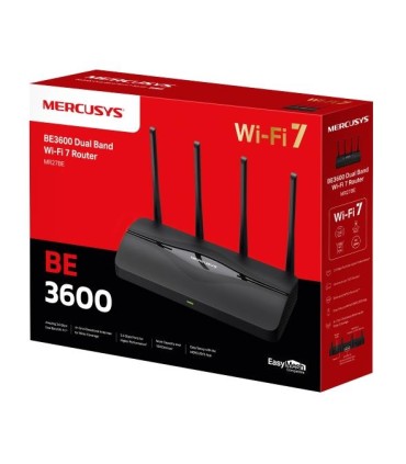 MERCUSYS Wireless Router  Router 3600 Mbps Number of antennas 4 MR27BE