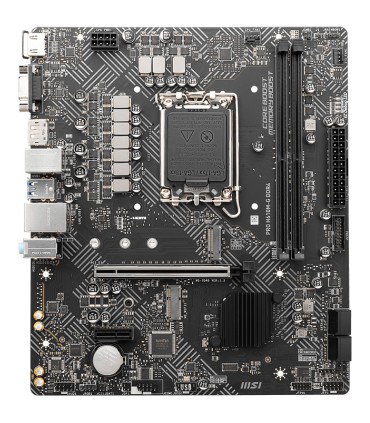 MSI Mainboard  Intel H610 LGA1700 MicroATX Memory DDR4 Memory slots 2 1xPCI-Express 3.0 1x 1xPCI-Express 4.0 16x 1xM.2 1x15pin D