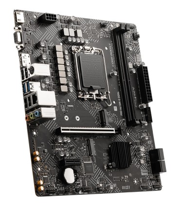 MSI Mainboard  Intel H610 LGA1700 MicroATX Memory DDR4 Memory slots 2 1xPCI-Express 3.0 1x 1xPCI-Express 4.0 16x 1xM.2 1x15pin D