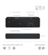 LOGITECH KEYBOARD +MOUSE COMBO MXKEYS S/BLACK 920-011614 