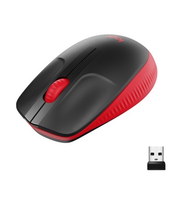 LOGITECH MOUSE USB OPTICAL WRL M190/RED 910-005908 