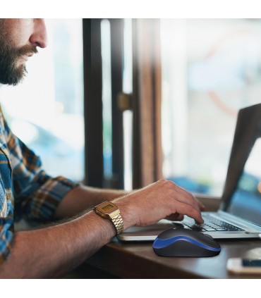 LOGITECH MOUSE USB OPTICAL WRL M185/BLUE 910-002239 