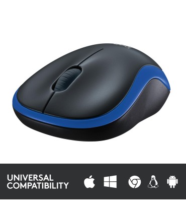 LOGITECH MOUSE USB OPTICAL WRL M185/BLUE 910-002239 