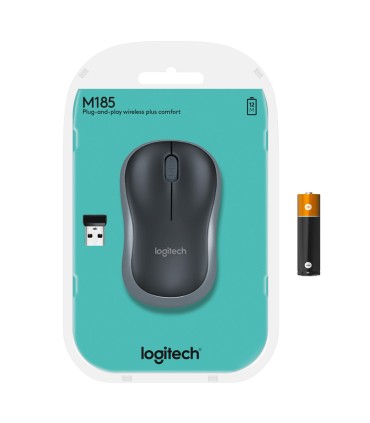 LOGITECH MOUSE USB OPTICAL WRL M185/BLUE 910-002239 