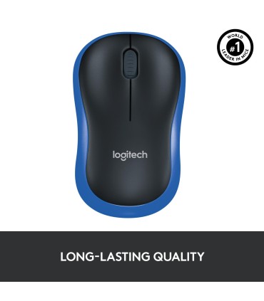 LOGITECH MOUSE USB OPTICAL WRL M185/BLUE 910-002239 