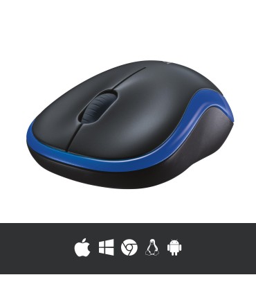 LOGITECH MOUSE USB OPTICAL WRL M185/BLUE 910-002239 