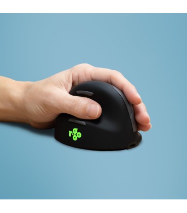 R-GO TOOLS MOUSE USB OPTICAL WRL/LEFT BLACK RGOHEWLL 