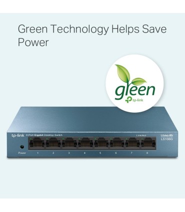 TP-LINK Switch   LS108G LS108G 8x10Base-T / 100Base-TX / 1000Base-T LS108G