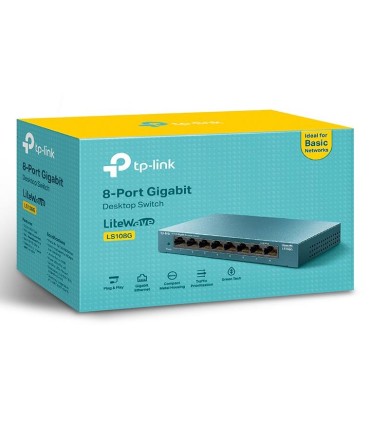 TP-LINK Switch   LS108G LS108G 8x10Base-T / 100Base-TX / 1000Base-T LS108G