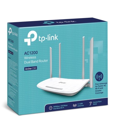 TP-LINK Wireless Router  Wireless Router 1200 Mbps IEEE 802.11a IEEE 802.11b IEEE 802.11g IEEE 802.11n IEEE 802.11ac 1 WAN 4x10/