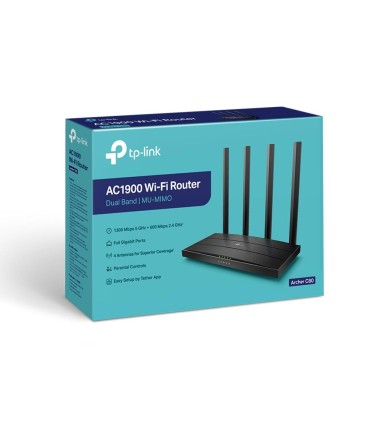 TP-LINK Wireless Router  Wireless Router 1900 Mbps IEEE 802.11a IEEE 802.11b IEEE 802.11a/b/g IEEE 802.11n IEEE 802.11ac 1 WAN 4