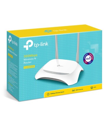TP-LINK Wireless Router  Wireless Router 300 Mbps IEEE 802.11b IEEE 802.11g IEEE 802.11n 1 WAN 4x10/100M DHCP Number of antennas