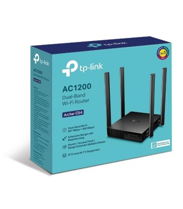 TP-LINK Wireless Router  Wireless Router 1200 Mbps 1 WAN 4x10/100M Number of antennas 4 ARCHERC54