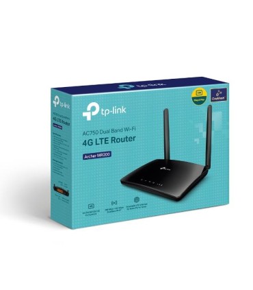 TP-LINK Wireless Router  Router 750 Mbps LAN \ WAN ports 1 Number of antennas 2 4G ARCHERMR202