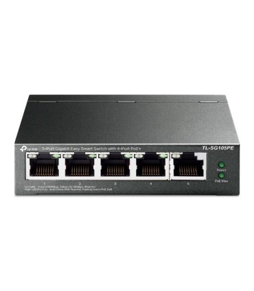 TP-LINK Switch  Desktop/pedestal 5x10Base-T / 100Base-TX / 1000Base-T PoE ports 4 TL-SG105PE