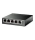TP-LINK Switch  Desktop/pedestal 5x10Base-T / 100Base-TX / 1000Base-T PoE ports 4 TL-SG105PE