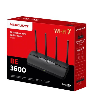 MERCUSYS Wireless Router  Router 3600 Mbps Number of antennas 4 MR27BE