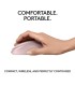 LOGITECH MOUSE BLUETH OPTICAL M240/ROSE 910-007121 
